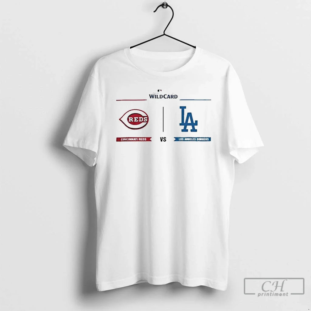 Premium Cincinnati Reds Vs Los Angeles Dodgers 2025 - Adult & Kids T-Shirts, Sweatshirts & Hoodies apparel design preview 1