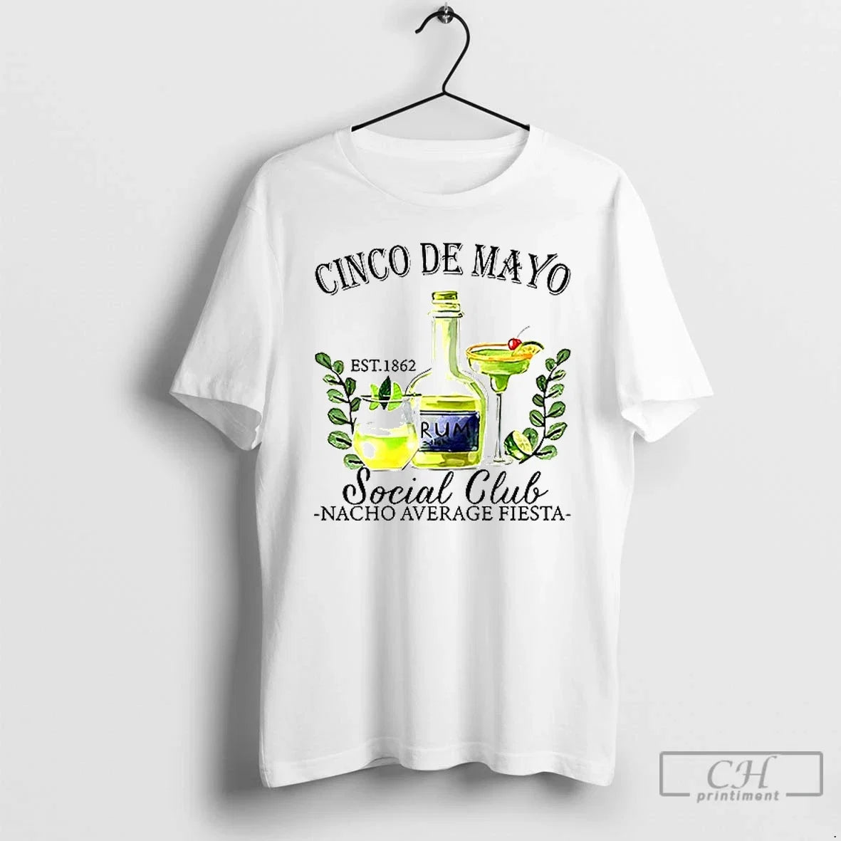 Premium Cinco De Mayo Est 1862 Social Club Nacho - Adult & Kids T-Shirts, Sweatshirts & Hoodies apparel design preview 1
