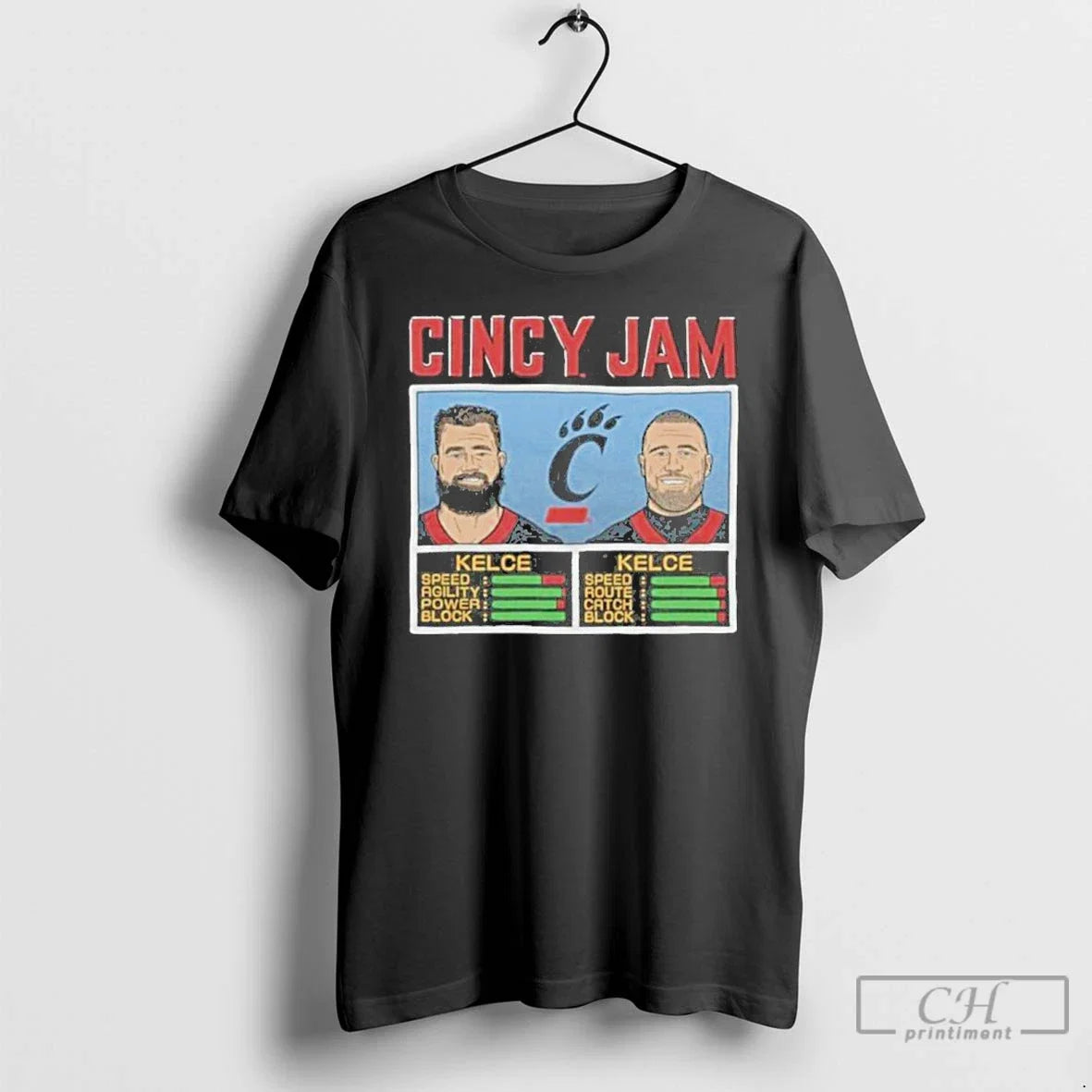 Premium Cincy Jam Kelce And - Adult & Kids T-Shirts, Sweatshirts & Hoodies apparel design preview 1