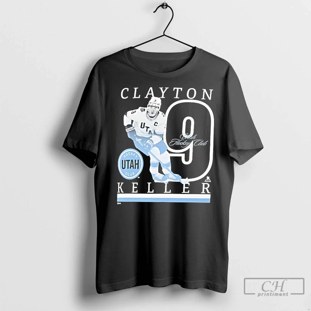 Premium Clayton Keller 9 Utah Mammoth Player Show - Adult & Kids T-Shirts, Sweatshirts & Hoodies apparel design preview 1