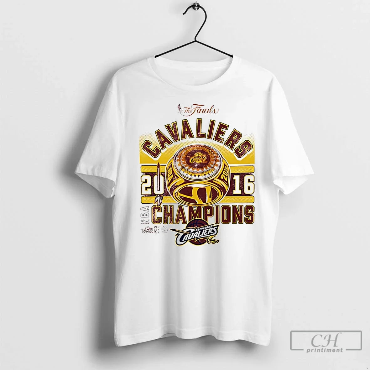 Premium Cleveland Cavaliers Championship Nba Ring - Adult & Kids T-Shirts, Sweatshirts & Hoodies apparel design preview 1