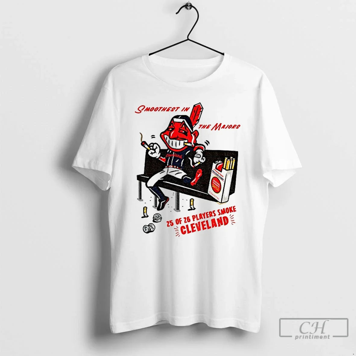 Premium Cleveland Guardians Smoothest In The Majors - Adult & Kids T-Shirts, Sweatshirts & Hoodies apparel design preview 1