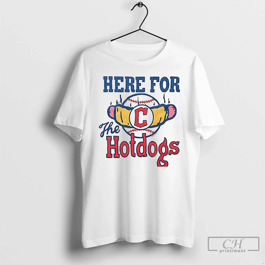 Premium Cleveland Guardians Baseball Here For The - Adult & Kids T-Shirts, Sweatshirts & Hoodies apparel design preview 1