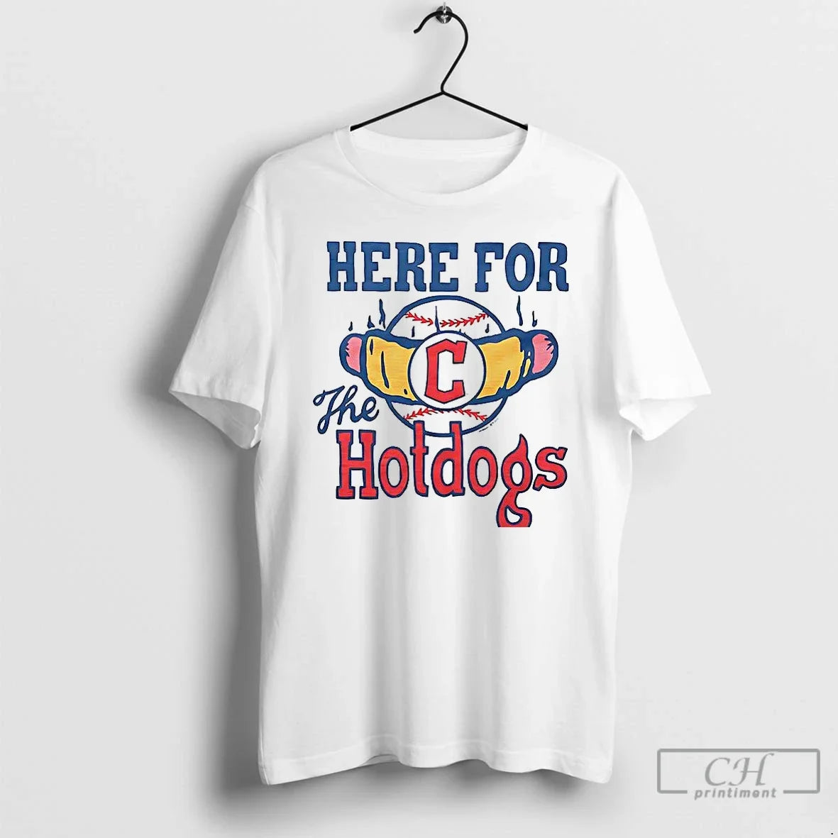Premium Cleveland Guardians Baseball Here For The - Adult & Kids T-Shirts, Sweatshirts & Hoodies apparel design preview 1