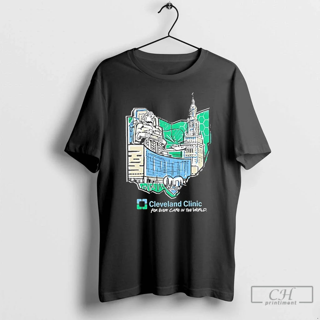 Premium Cleveland Clinic For Every Care In The World - Adult & Kids T-Shirts, Sweatshirts & Hoodies apparel design preview 1