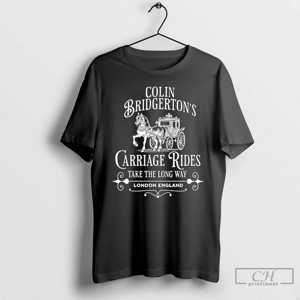 Premium Colin Bridgerton Carriage Rides London - Adult & Kids T-Shirts, Sweatshirts & Hoodies apparel design preview 1