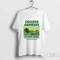 Premium College Gameday Live From Eugene Autzen - Adult & Kids T-Shirts, Sweatshirts & Hoodies apparel design preview 1
