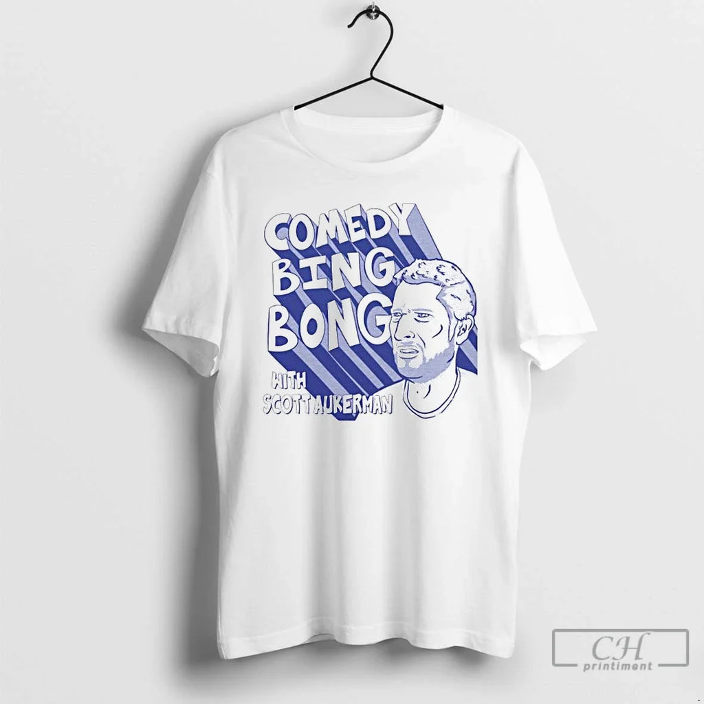 Premium Comedy Bing Bong With Scott Aukerman - Adult & Kids T-Shirts, Sweatshirts & Hoodies apparel design preview 1