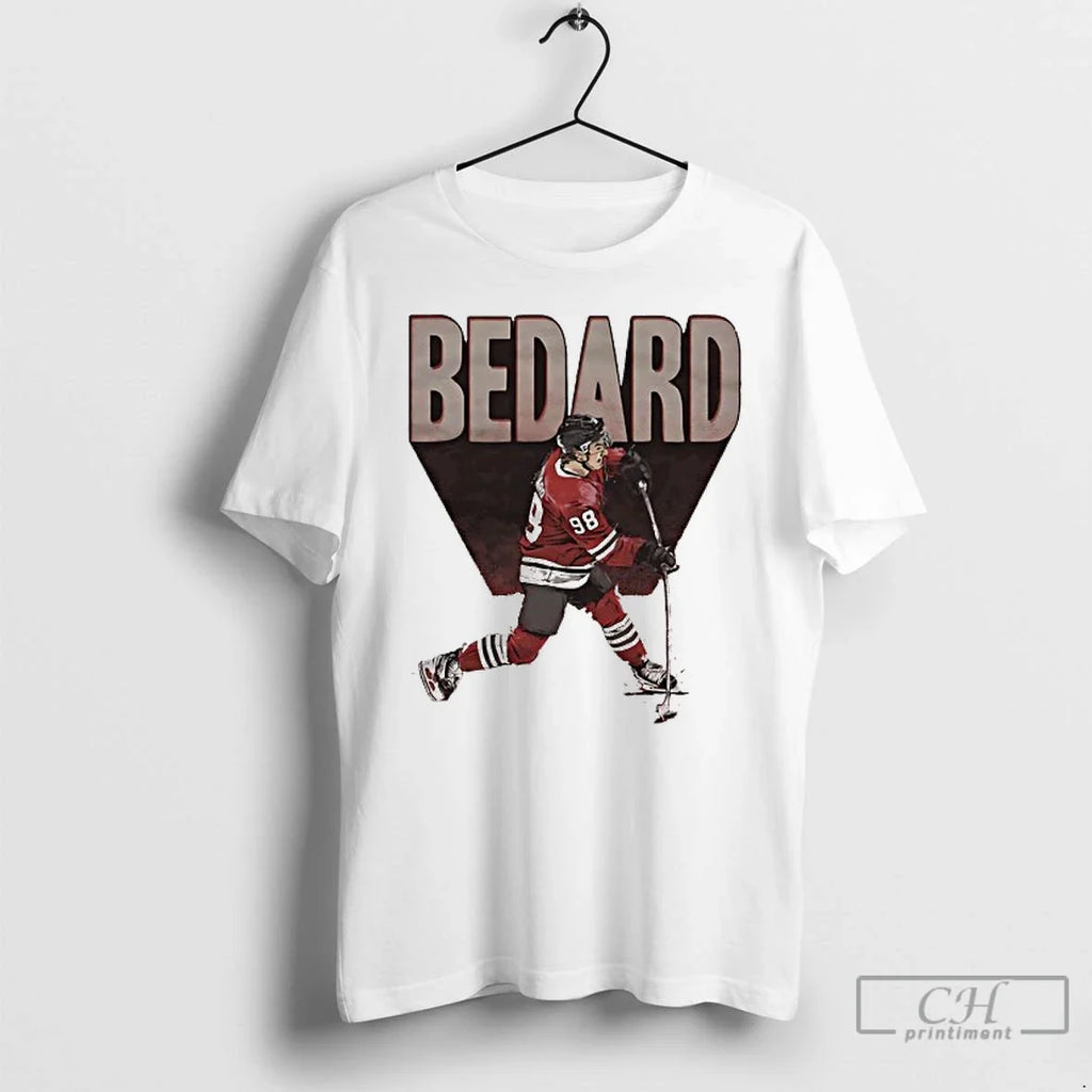 Premium Connor Bedard Chicago Blackhawks Hockey - Adult & Kids T-Shirts, Sweatshirts & Hoodies apparel design preview 1