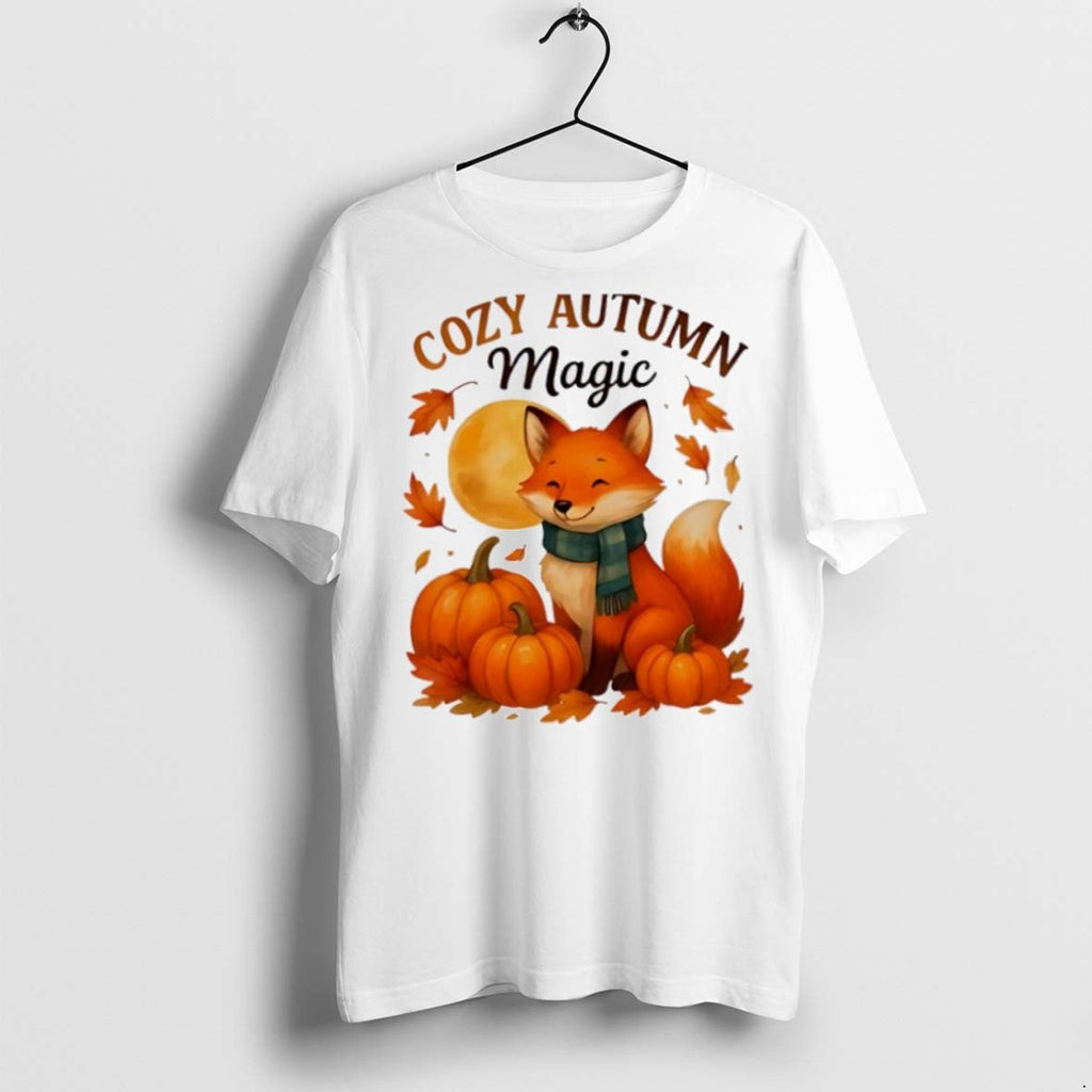 Premium Cozy Autumn Magic Cute Fox Halloween - Adult & Kids T-Shirts, Sweatshirts & Hoodies apparel design preview 1