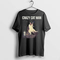 Premium Crazy Cat Man Photo - Adult & Kids T-Shirts, Sweatshirts & Hoodies apparel design preview 1