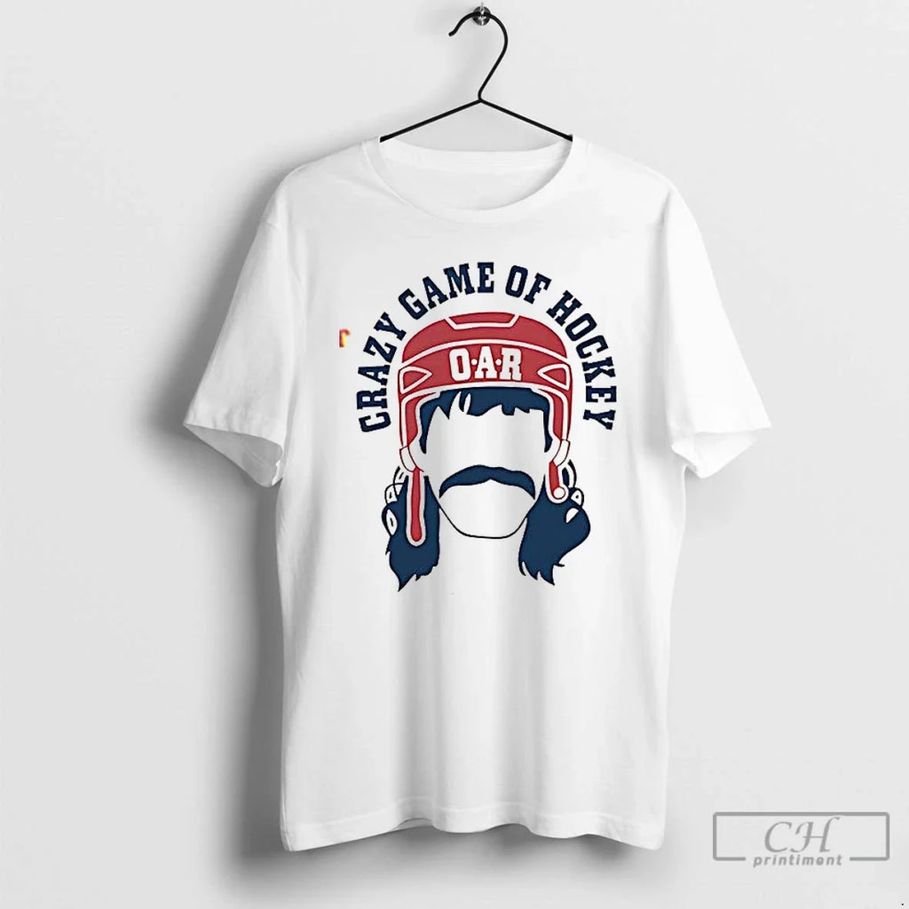 Premium Crazy Game Of Hockey O A R - Adult & Kids T-Shirts, Sweatshirts & Hoodies apparel design preview 1