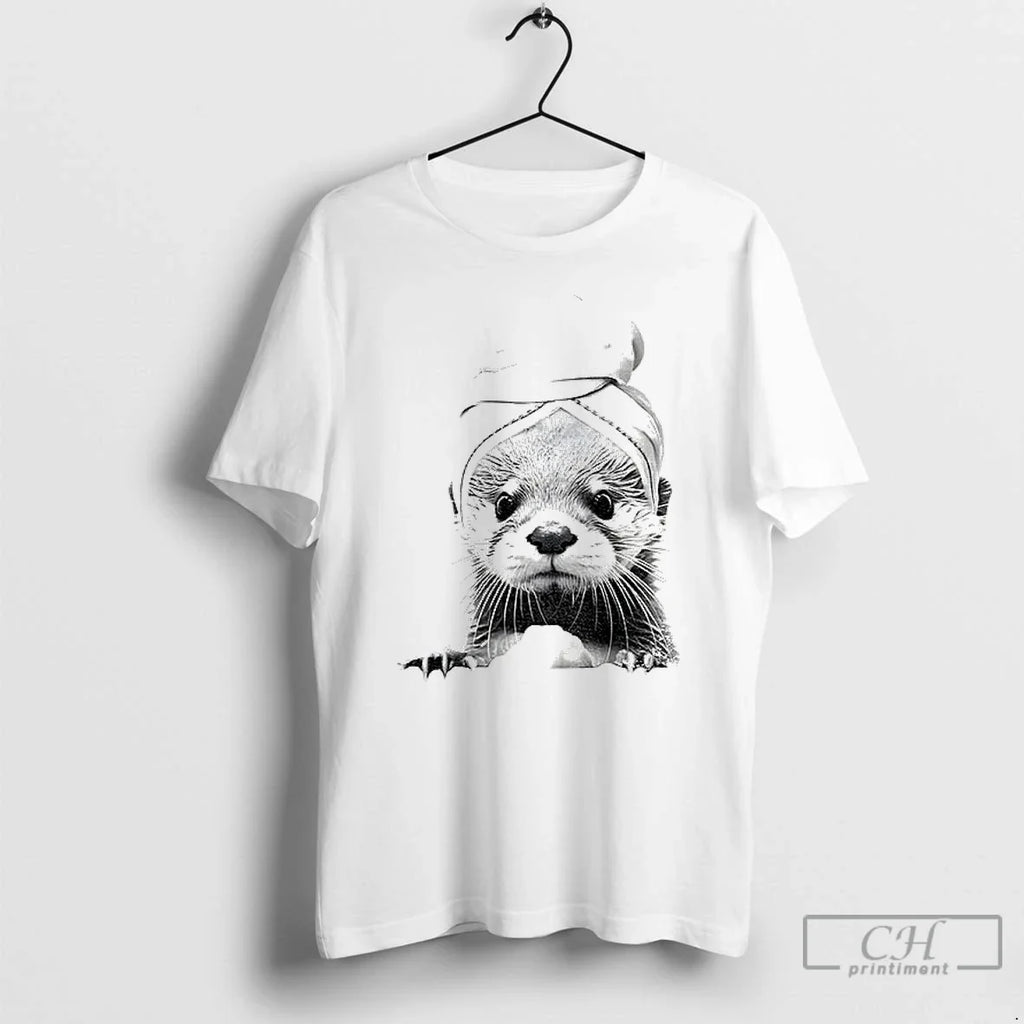 Premium Cute Otter Funny Meme - Adult & Kids T-Shirts, Sweatshirts & Hoodies apparel design preview 1