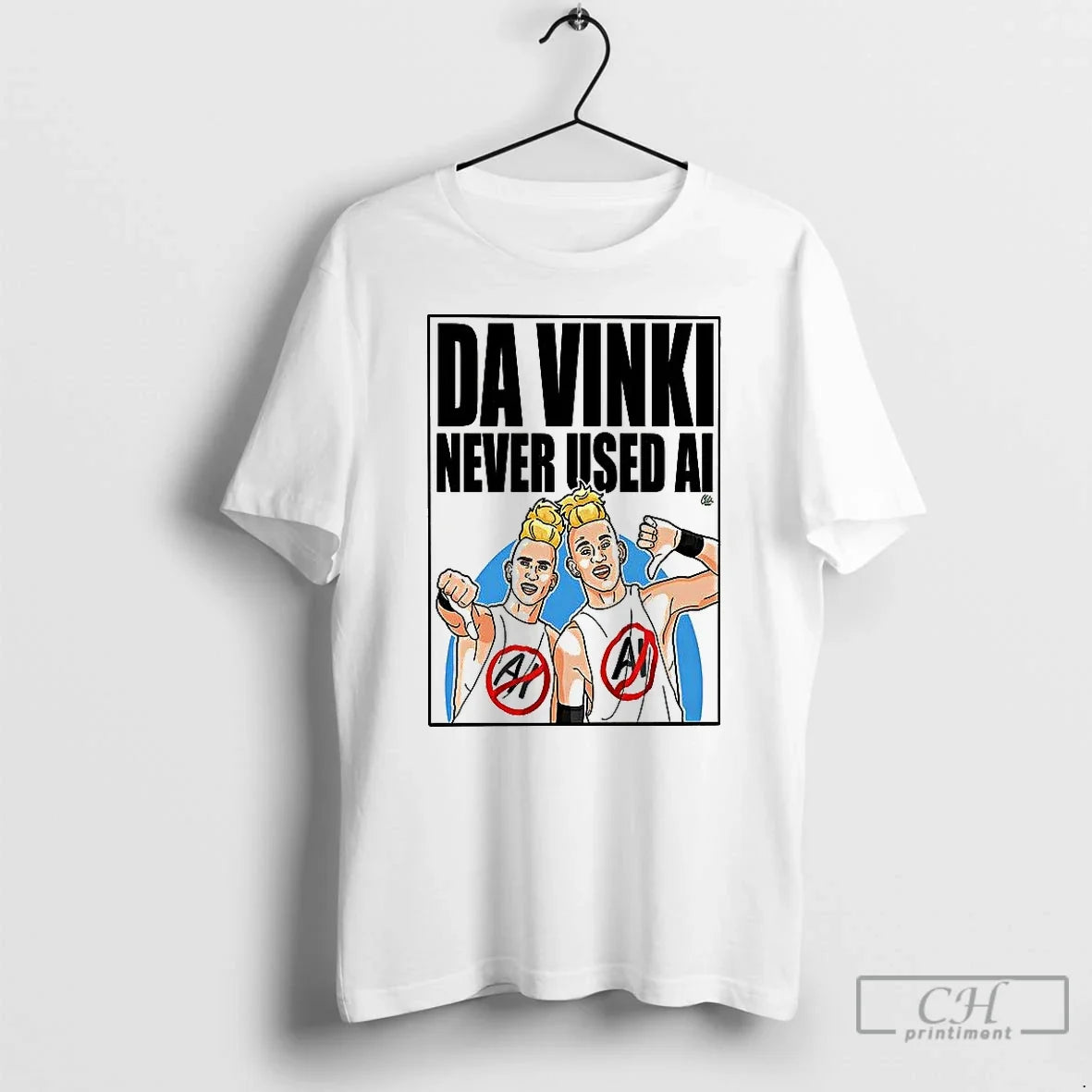 Premium Da Vinki Never Used Ai - Adult & Kids T-Shirts, Sweatshirts & Hoodies apparel design preview 1