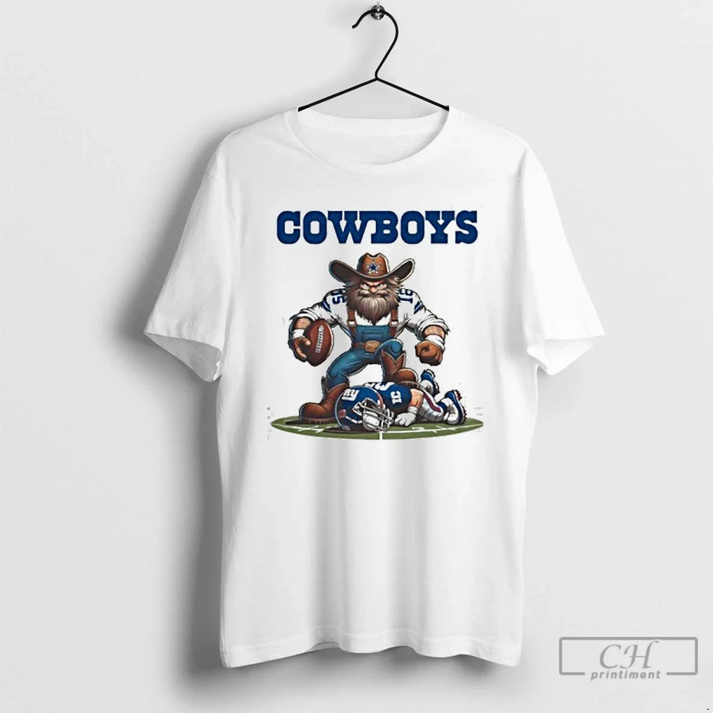Premium Dallas Cowboys Vs New York Giants Mascot - Adult & Kids T-Shirts, Sweatshirts & Hoodies apparel design preview 1