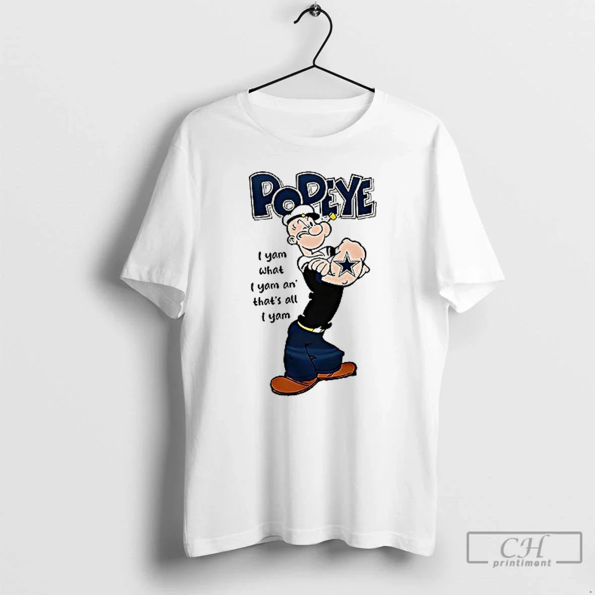 Premium Dallas Cowboys X Popeye I Yam What An Thats - Adult & Kids T-Shirts, Sweatshirts & Hoodies apparel design preview 1
