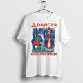 Premium Danger Alligators In Area Florida Gators Beat - Adult & Kids T-Shirts, Sweatshirts & Hoodies apparel design preview 1