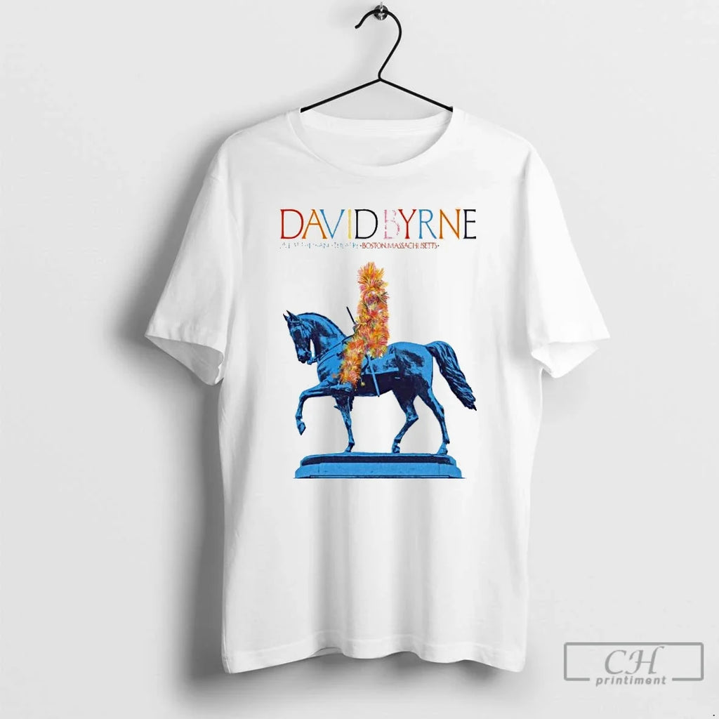 Premium David Byrne Live At The Wang Theatre Boston - Adult & Kids T-Shirts, Sweatshirts & Hoodies apparel design preview 1