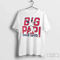Premium David Ortiz Boston Red Sox Cooperstown Player - Adult & Kids T-Shirts, Sweatshirts & Hoodies apparel design preview 1