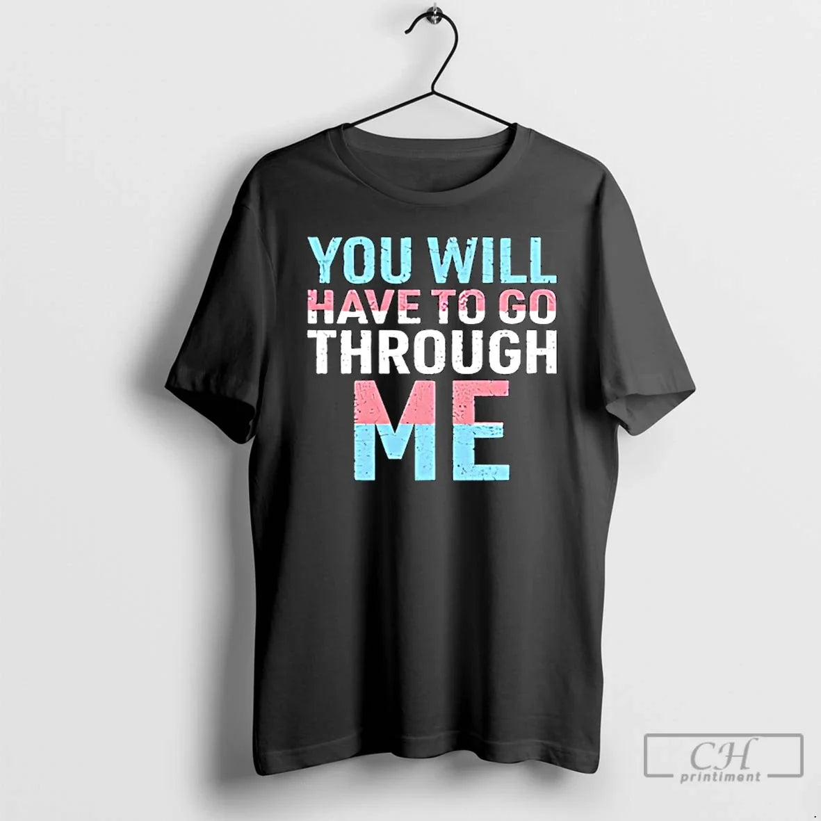 Premium David Tennant You Will Have To Go Through Me - Adult & Kids T-Shirts, Sweatshirts & Hoodies apparel design preview 1