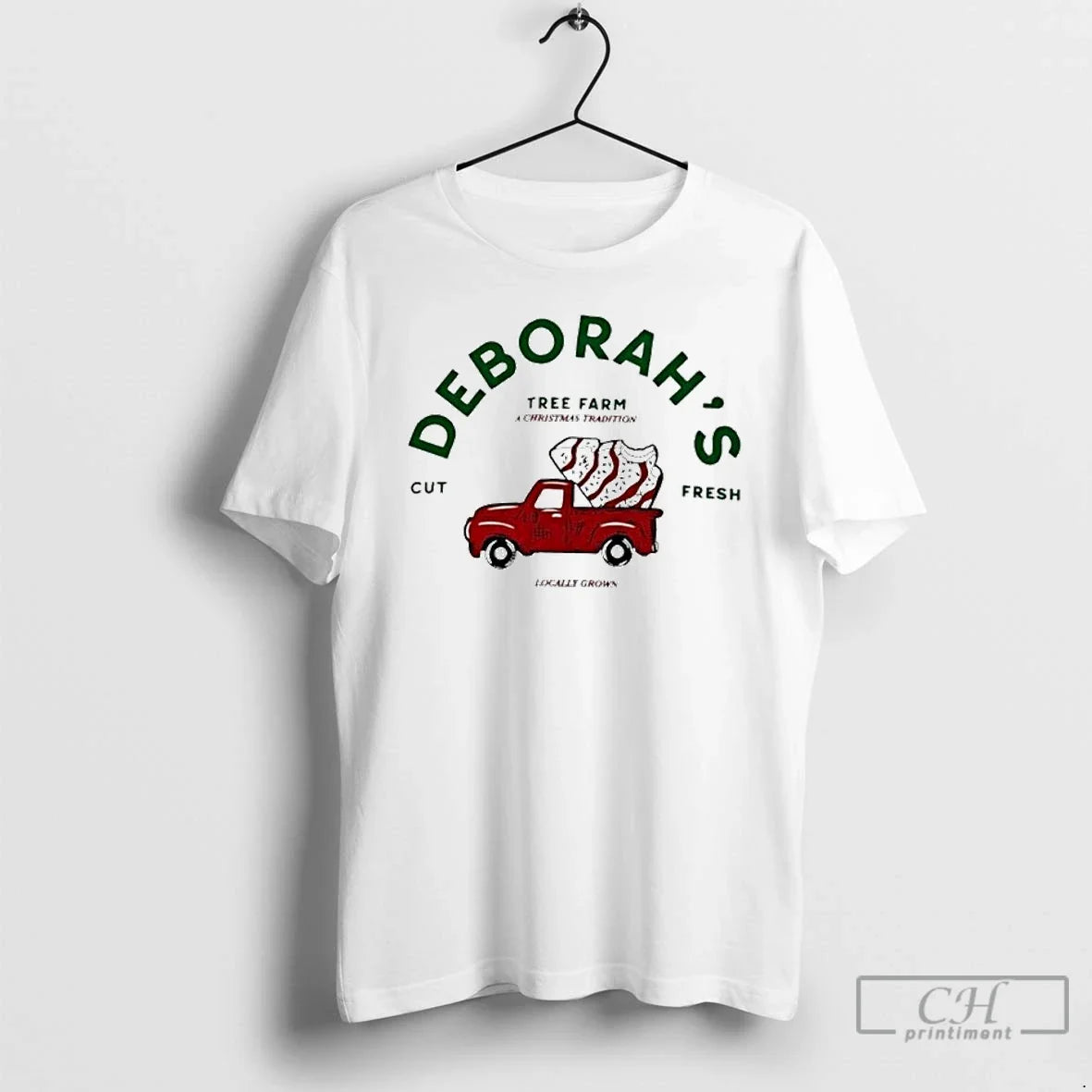 Premium Deborahs Tree Farm A Christmas Tradition Cut - Adult & Kids T-Shirts, Sweatshirts & Hoodies apparel design preview 1