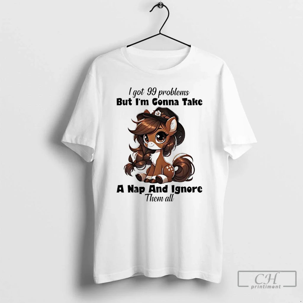 Premium Deer I Got 99 Problems But Im Gonna Take A - Adult & Kids T-Shirts, Sweatshirts & Hoodies apparel design preview 1
