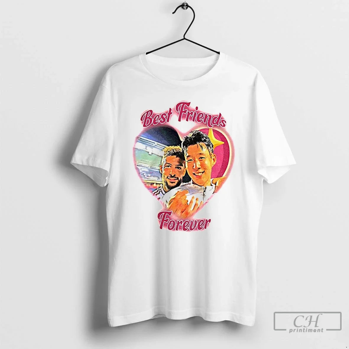 Premium Denis Bouanga And Son Heung Min Best Friends - Adult & Kids T-Shirts, Sweatshirts & Hoodies apparel design preview 1