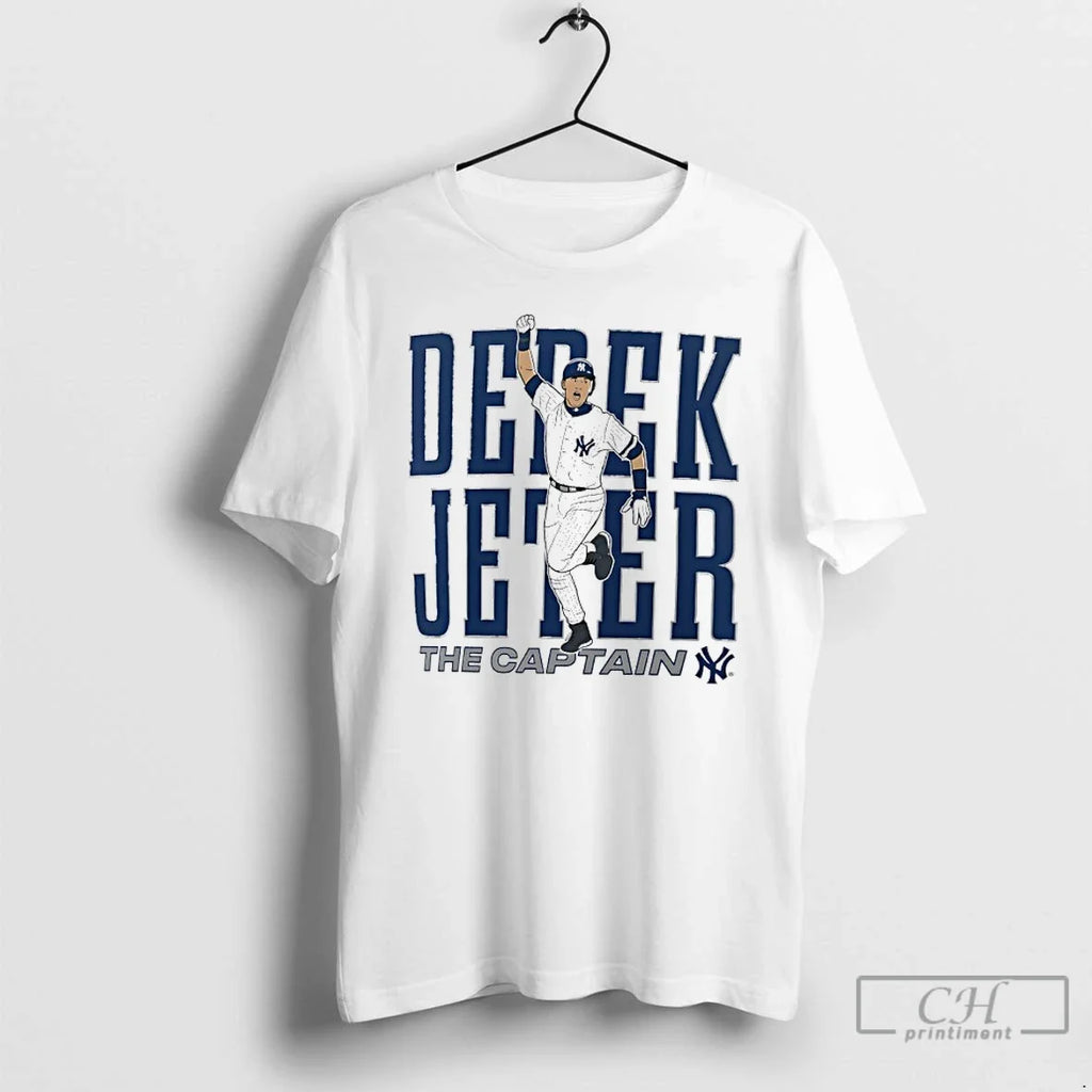 Premium Derek Jeter The Captain New York Yankees - Adult & Kids T-Shirts, Sweatshirts & Hoodies apparel design preview 1