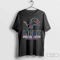 Premium Detroit Lions Logo Crucial Catch Intercept - Adult & Kids T-Shirts, Sweatshirts & Hoodies apparel design preview 1
