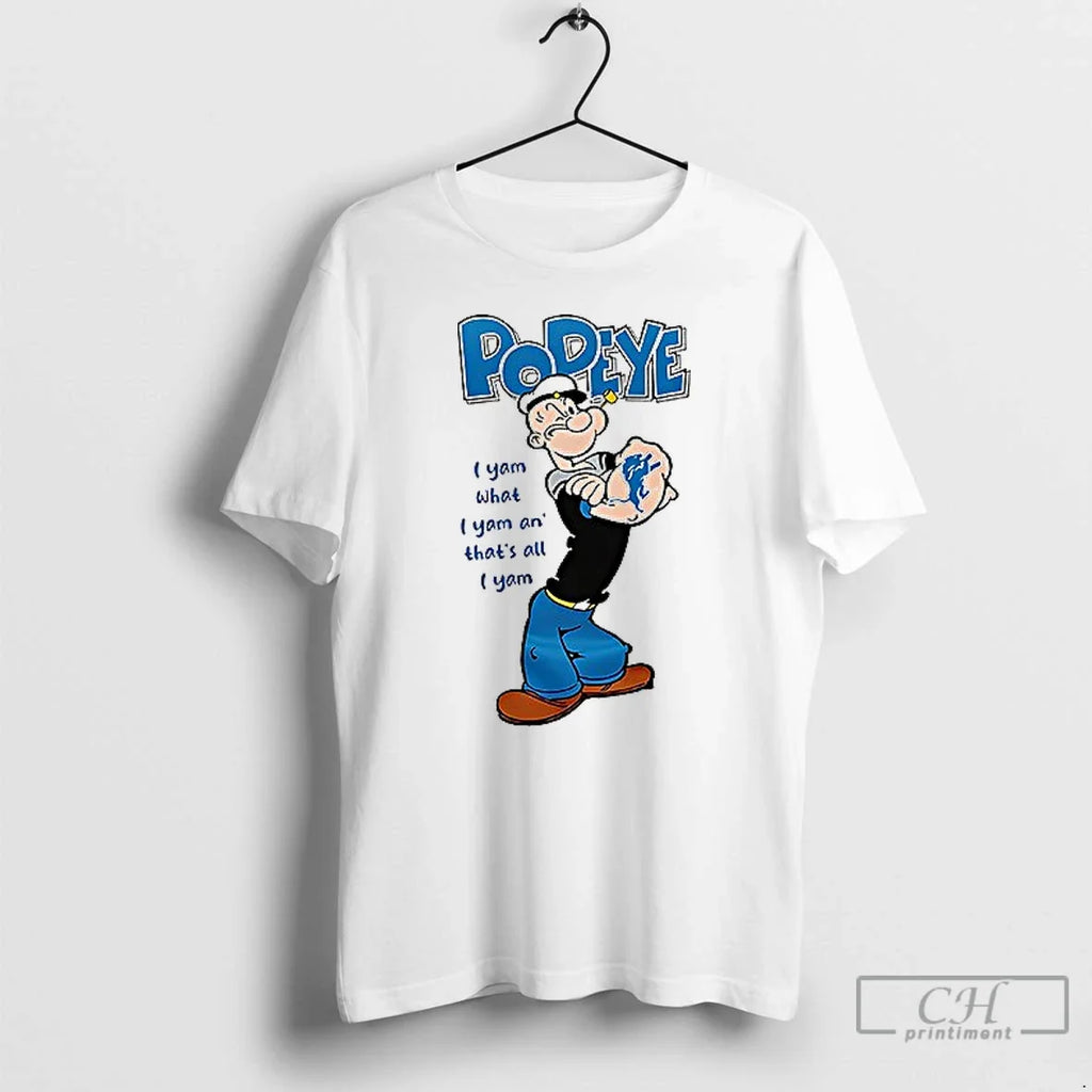 Premium Detroit Lions X Popeye I Yam What An Thats - Adult & Kids T-Shirts, Sweatshirts & Hoodies apparel design preview 1