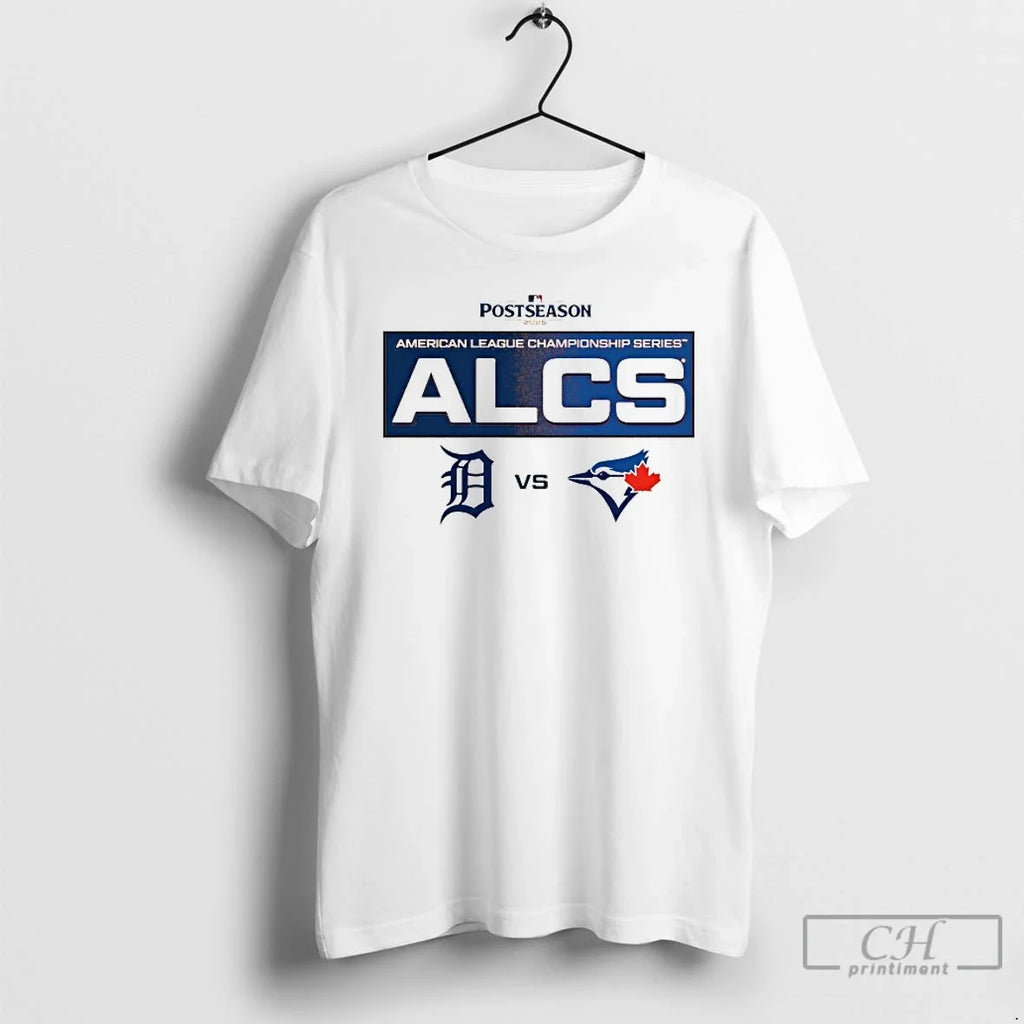 Premium Detroit Tigers Vs Toronto Blue Jays 2025 Alcs - Adult & Kids T-Shirts, Sweatshirts & Hoodies apparel design preview 1