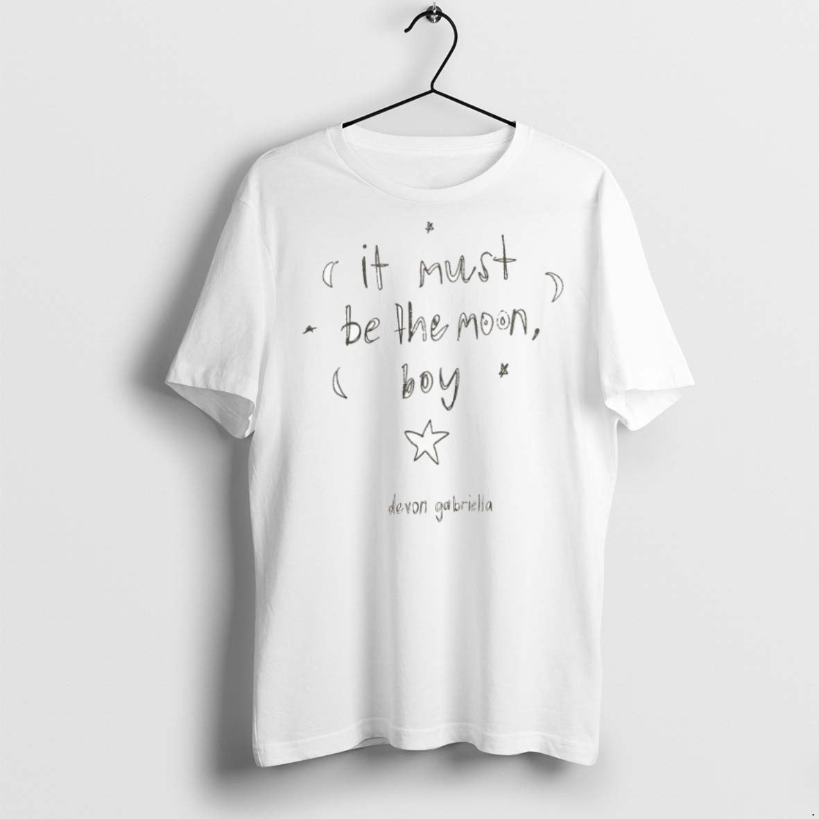 Premium Devon Gabriella It Must Be The Moon Boy - Adult & Kids T-Shirts, Sweatshirts & Hoodies apparel design preview 1