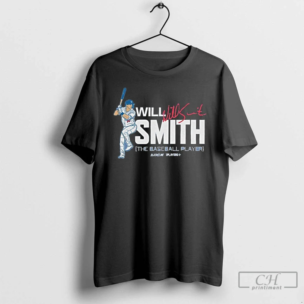 Premium Dodgers Will Smith The Baseball Player - Adult & Kids T-Shirts, Sweatshirts & Hoodies apparel design preview 1