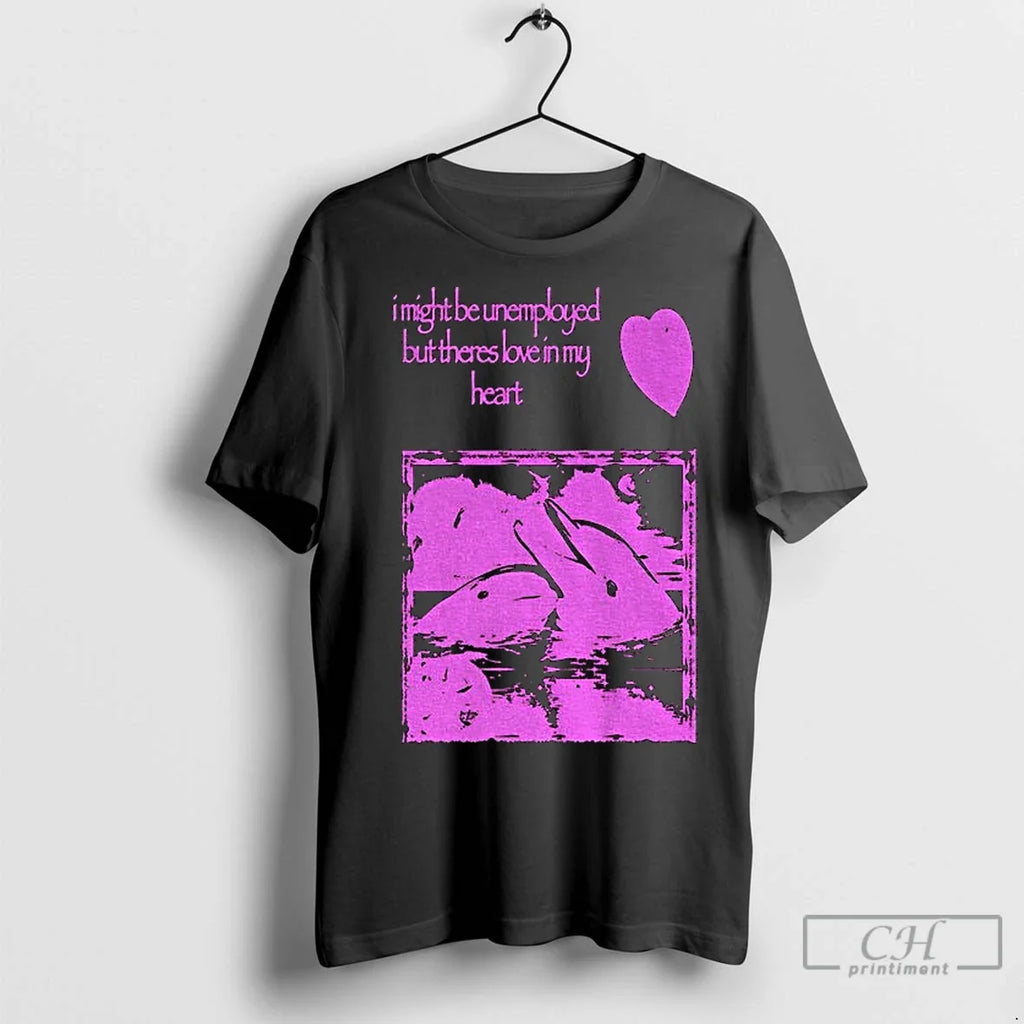 Premium Dolphin I Might Be Unemployed But Theres Love - Adult & Kids T-Shirts, Sweatshirts & Hoodies apparel design preview 1