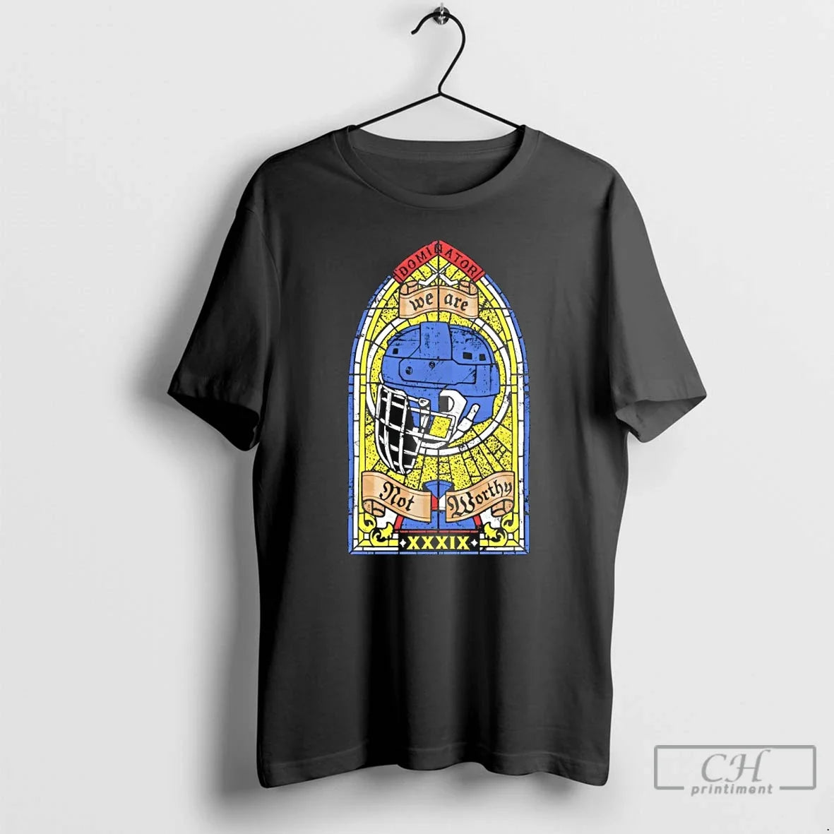 Premium Domination We Are Not Worthy Xxxix Buffalo - Adult & Kids T-Shirts, Sweatshirts & Hoodies apparel design preview 1
