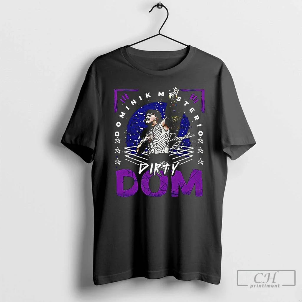 Premium Dominik Mysterio Dirty Dom Champion Ceramic - Adult & Kids T-Shirts, Sweatshirts & Hoodies apparel design preview 1