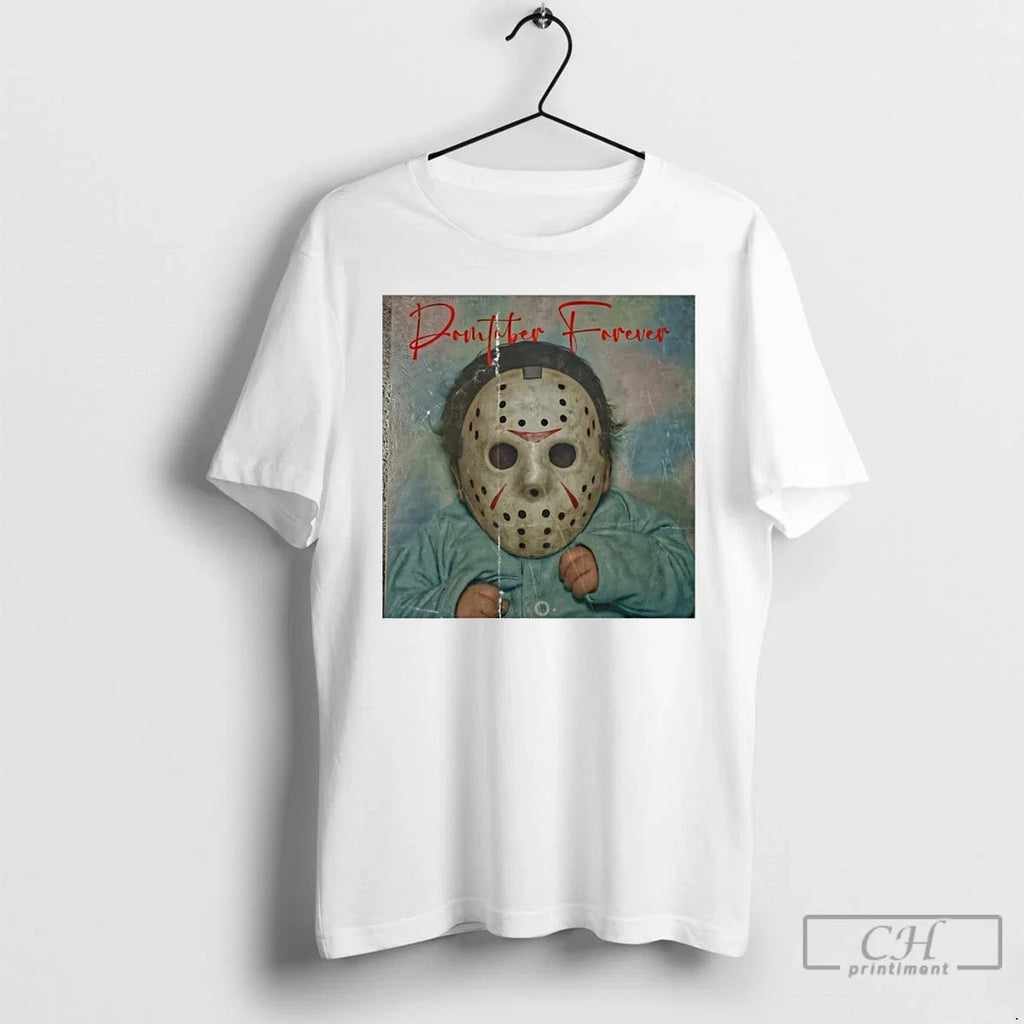 Premium Domtober Forever Jason Voorhees Mask - Adult & Kids T-Shirts, Sweatshirts & Hoodies apparel design preview 1