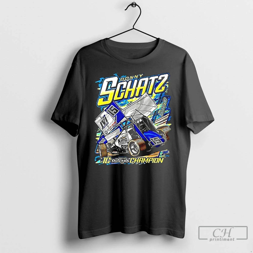 Premium Donny Schatz World Of Outlaws Ceramic And - Adult & Kids T-Shirts, Sweatshirts & Hoodies apparel design preview 1