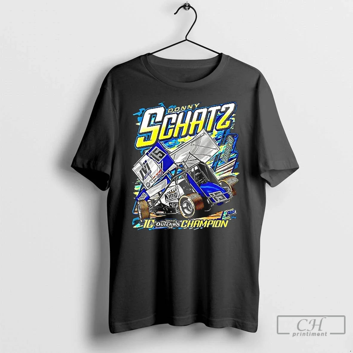 Premium Donny Schatz World Of Outlaws Ceramic And - Adult & Kids T-Shirts, Sweatshirts & Hoodies apparel design preview 1