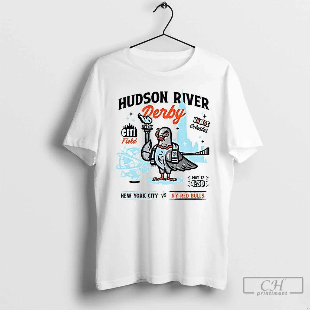 Premium Dove New York City Fc Vs Red Bulls Hudson - Adult & Kids T-Shirts, Sweatshirts & Hoodies apparel design preview 1