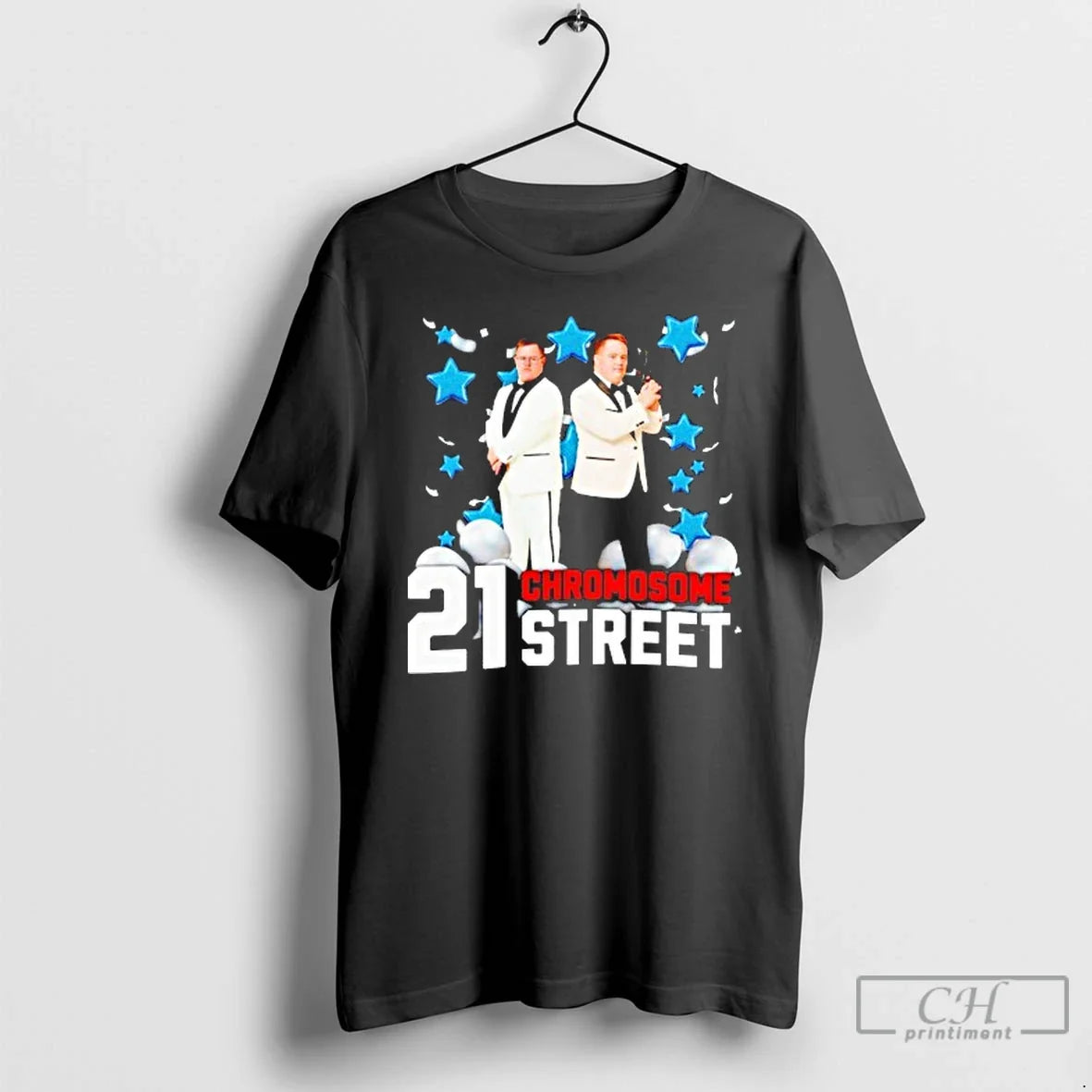 Premium Down Syndrome Chromosome 21 Street - Adult & Kids T-Shirts, Sweatshirts & Hoodies apparel design preview 1