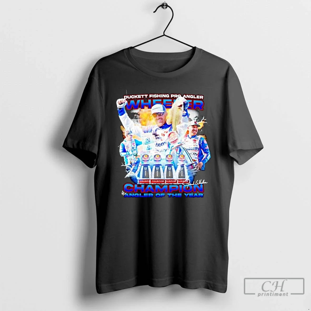Premium Duckett Fishing Pro Angler Wheeler 4x - Adult & Kids T-Shirts, Sweatshirts & Hoodies apparel design preview 1