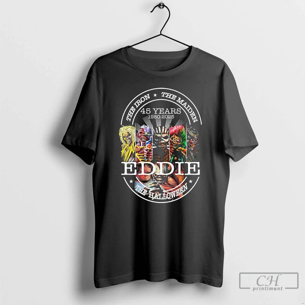 Premium Eddie The Iron Maiden Halloween 45 Years 1980 - Adult & Kids T-Shirts, Sweatshirts & Hoodies apparel design preview 1