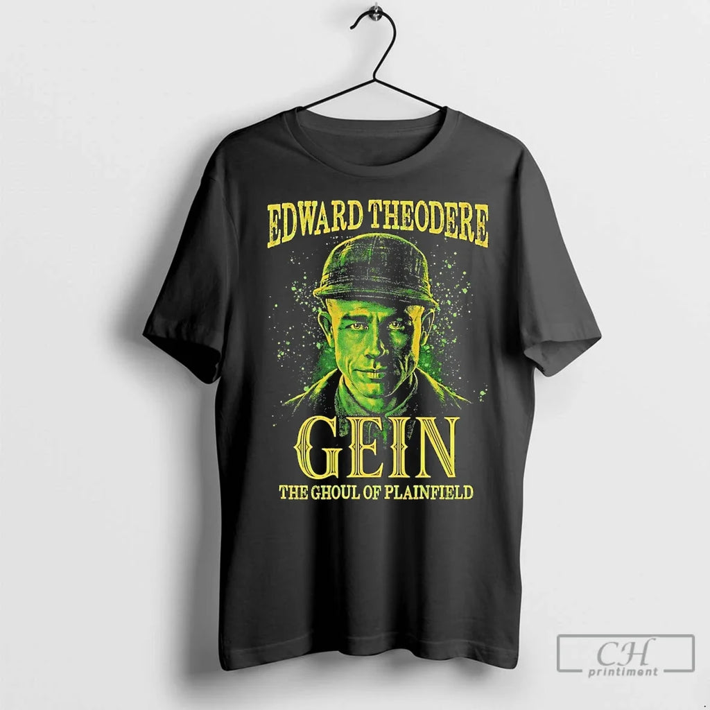 Premium Edward Theodore Gein The Ghoul Of Plainfield - Adult & Kids T-Shirts, Sweatshirts & Hoodies apparel design preview 1