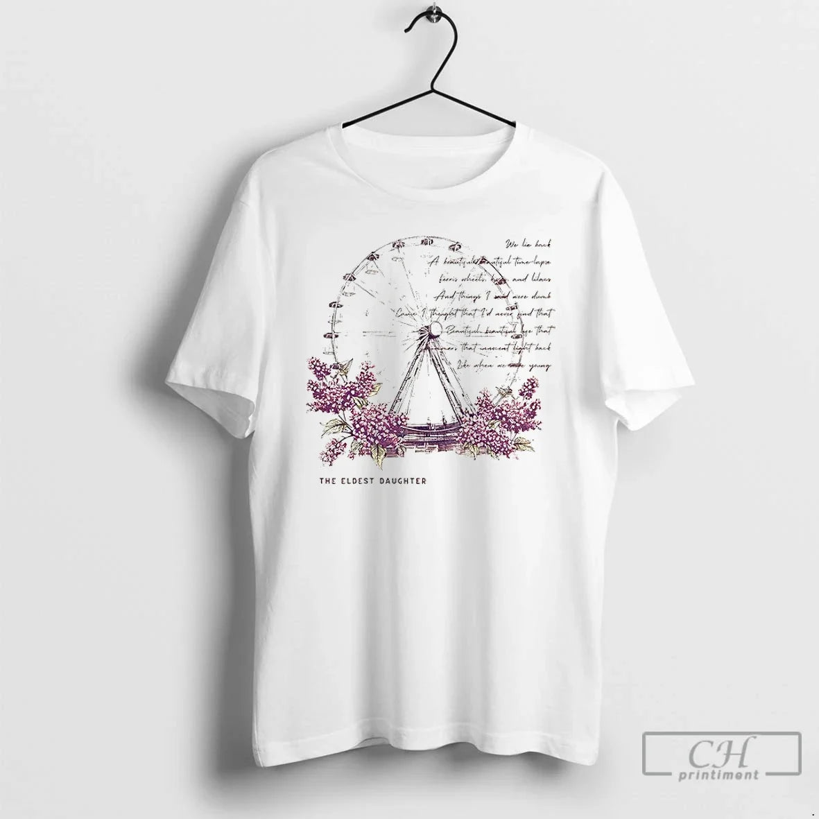 Premium Eldest Daughter Showgirl Lyrics Vintage - Adult & Kids T-Shirts, Sweatshirts & Hoodies apparel design preview 1
