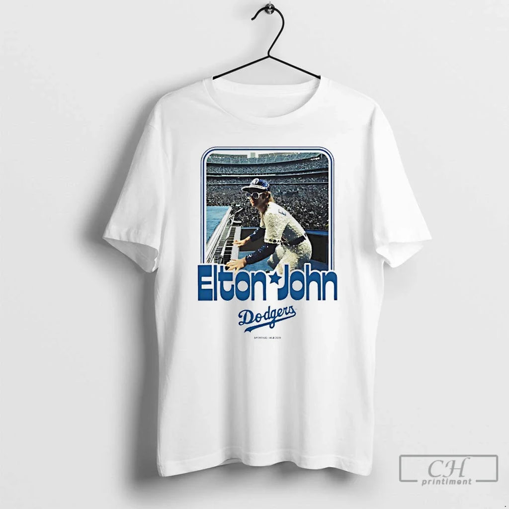 Premium Elton John Los Angeles Dodger Stadium - Adult & Kids T-Shirts, Sweatshirts & Hoodies apparel design preview 1
