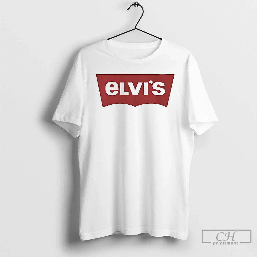 Premium Elvis Levis Parody Logo - Adult & Kids T-Shirts, Sweatshirts & Hoodies apparel design preview 1