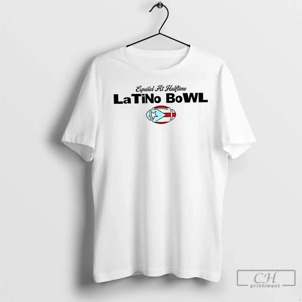 Premium Espanol At Halftime Latino Bowl Bad Bunny - Adult & Kids T-Shirts, Sweatshirts & Hoodies apparel design preview 1