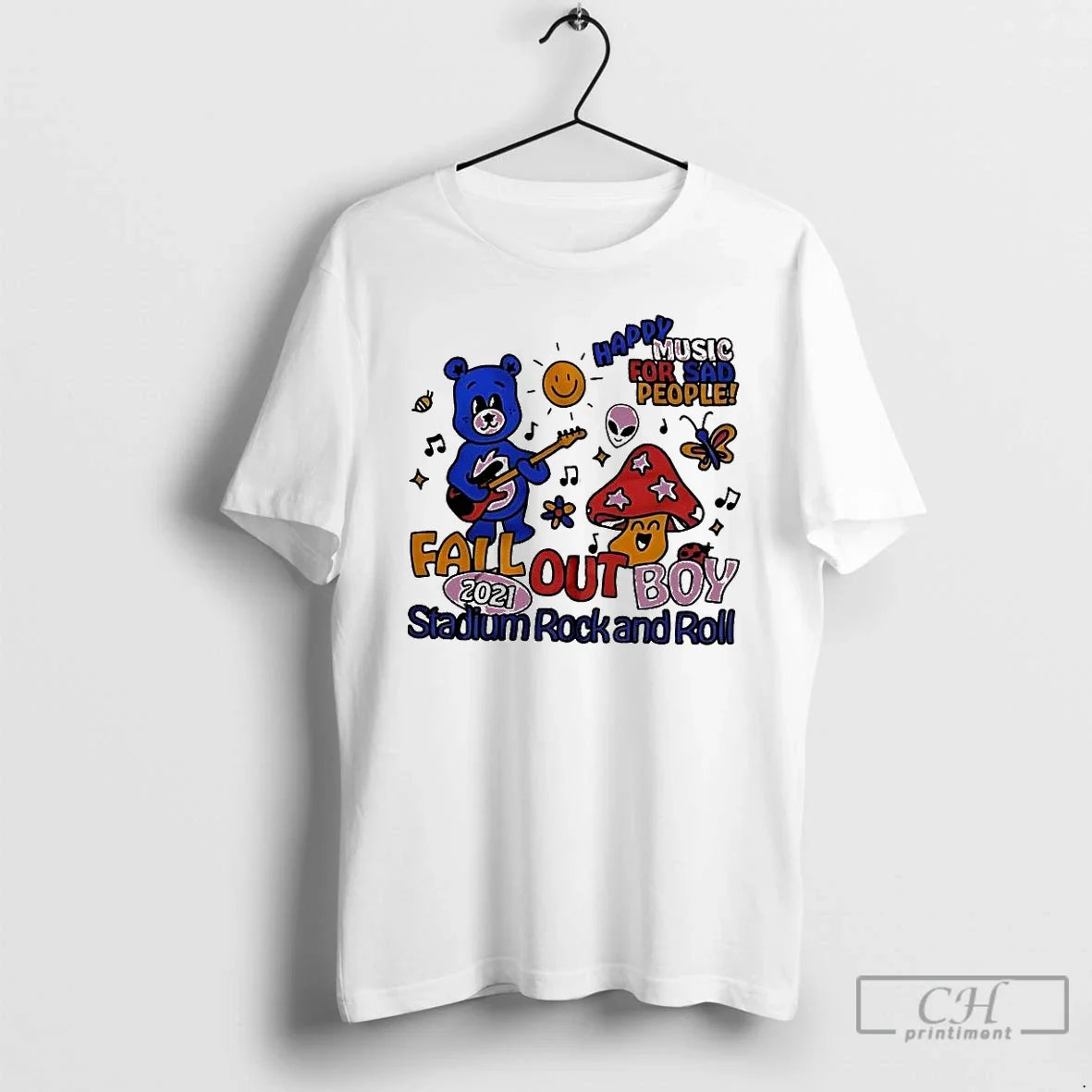 Premium Fall Out Boy 2021 Stadium Rock And Roll Cute - Adult & Kids T-Shirts, Sweatshirts & Hoodies apparel design preview 1