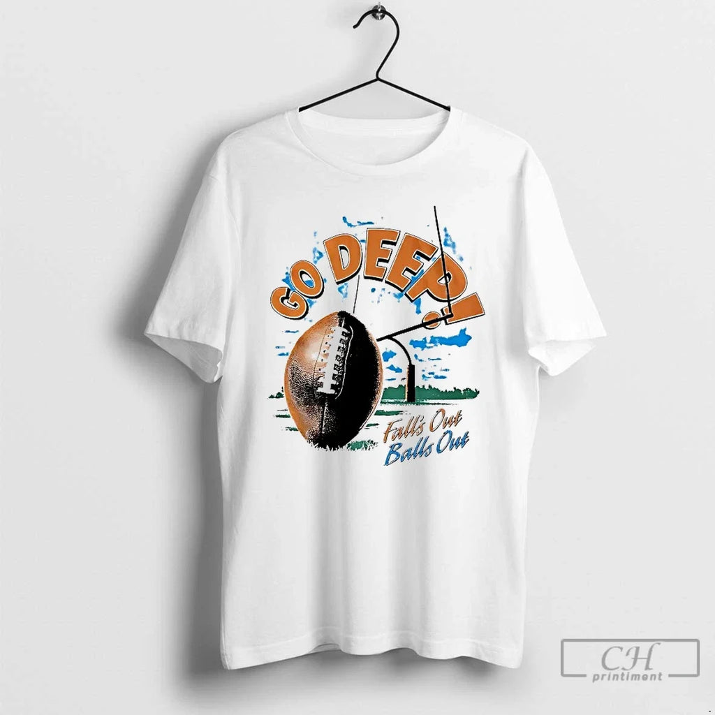 Premium Falls Out Balls Go Deep - Adult & Kids T-Shirts, Sweatshirts & Hoodies apparel design preview 1